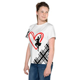 HIGHLAND DANCER YOUTH CREW NECK T-SHIRT #10