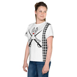 Leap with Swords youth crew neck T-shirt #2B - FREE p&p Worldwide