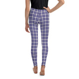 Strathclyde Purple Tartan Youth Leggings  - Free P&P worldwide