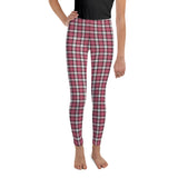 Nisbet Rose Tartan Youth Leggings  - Free P&P worldwide
