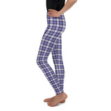 Strathclyde Purple Tartan Youth Leggings  - Free P&P worldwide