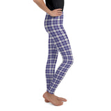 Strathclyde Purple Tartan Youth Leggings  - Free P&P worldwide