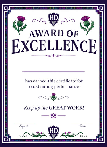 Award Certificate (FREE Digital Down Load)
