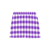 HD Gigha Mist Tartan - Women's Casual Beach Shorts - Free p&p Worldwide