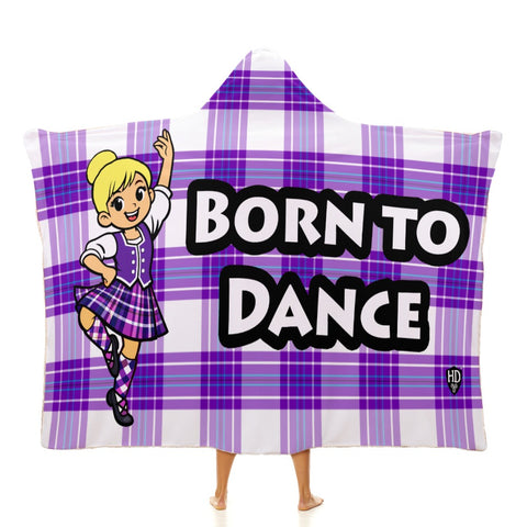 Kids Cosy Tartan Hooded Blanket (40" x 50") - Free p&p Worldwide