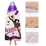 Kids Cosy Tartan Hooded Blanket Free p&p Worldwide
