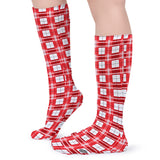 ✨ 'Mull Sky' Tartan Knee Length Kids Socks (1 Pairs)✨