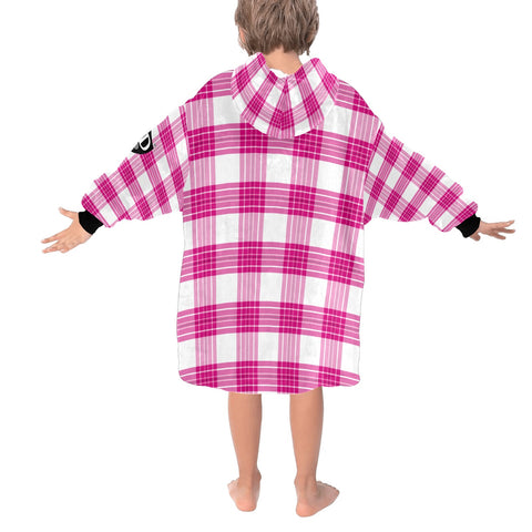 Arran Mist Tartan Highland Dancer Blanket Hoodie for Kids - FREE p&p Worldwide