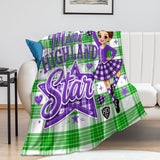 Highland Dancer Blanket - Free p&p Worldwide