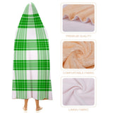 Kids Cosy Tartan Hooded Blanket (40" x 50") - Free p&p Worldwide
