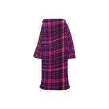 Tartan Kids Blanket Robe with Sleeves - Free P&P Worldwide