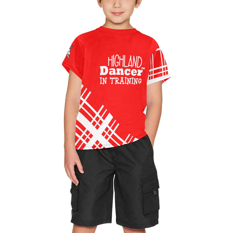 Highland Dancer in Training Youth Crew Neck T-Shirt - FREE p&p Worldwide