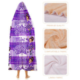 Kids Cosy Tartan Hooded Blanket  Free p&p Worldwide