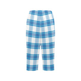 Tartan Cropped Pajama Pants - Free P&P Worldwide