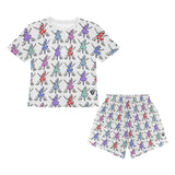 Highland Dancer Tartan Little Girls' Short Pyjama Set - Free p&p Worldwide