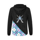 Women's All Over Print Full Zip Hoodie (Model H14)