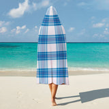 Kids Cosy Tartan Hooded Blanket (40" x 50") - Free p&p Worldwide