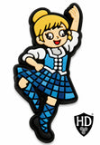 HD Blue Dancer - Shoe Charm  Free p&p in the UK