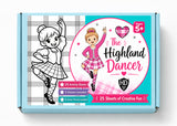 The Highland Dancer Colour & Activity Box - with Pencils