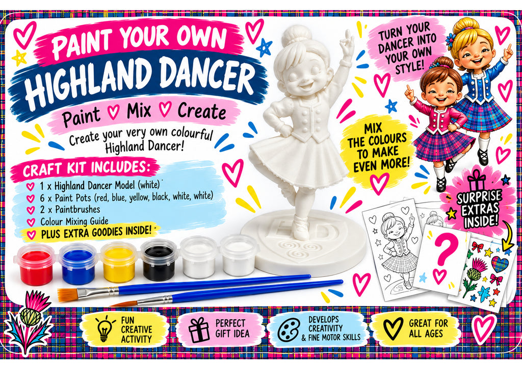 Paint Your Own Highland Dancer Craft Kit | The Highland Dancer