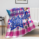 Highland Dancer Blanket - Free p&p Worldwide