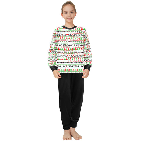 Girls' Tartan Long Pyjama Set - Free P&P Worldwide