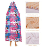 Kids Cosy Tartan Hooded Blanket  Free p&p Worldwide