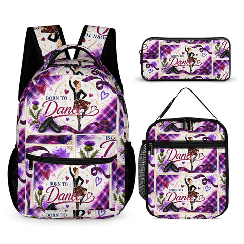 Highland Dancer Kids Backpack, Lunch Bag & Pencil Case - Free p&p Worldwide