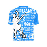 Highland Dancer Youth Crew Neck T-Shirt - FREE p&p Worldwide