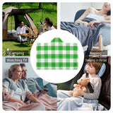 Kids Cosy Tartan Hooded Blanket (40" x 50") - Free p&p Worldwide