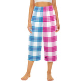Tartan Cropped Pajama Pants - Free P&P Worldwide