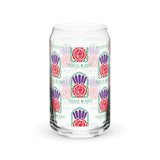 THISTLE & ROSE Can-shaped glass