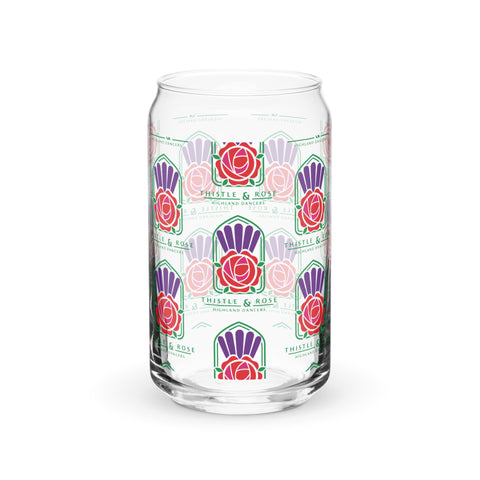 THISTLE & ROSE Can-shaped glass
