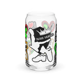 Irish Dancer Can-shaped glass - FREE p&p Worldwide