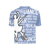 Highland Dancer Youth Crew Neck T-Shirt - FREE p&p Worldwide