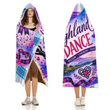 Kids Cosy Tartan Hooded Blanket Free p&p Worldwide