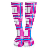 ✨'Islay Sky' Tartan Knee Length Kids Socks (1 Pairs)✨Free p&p UK