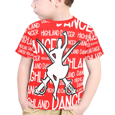 Highland Dancer Kids T-Shirt - Free p&p Worldwide