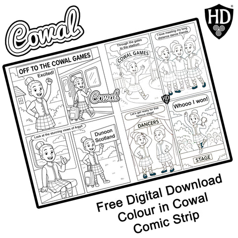 🎨✨ COLOUR ME IN – OFF TO THE COWAL GAMES! ✨🎨 - FREE DIGITAL DOWNLOAD