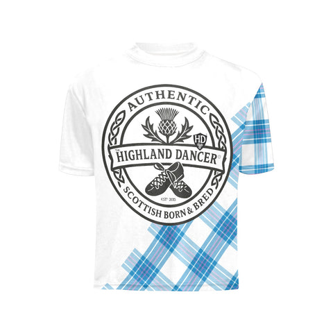 Highland Dancer Youth Crew Neck T-Shirt - FREE p&p Worldwide