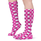 ✨ Bonnie's 'Arran Sky' Tartan Knee Length Kids Sox (1 Pairs)✨
