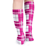 ✨ 'Arran Sky' Tartan Knee Length Kids Socks (1 Pairs)✨