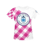 Bute Tartan Festival Women's Pink T - Free p&p