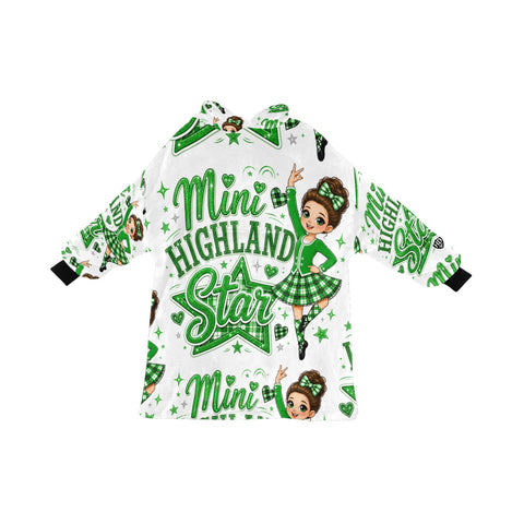 Highland Dancer Blanket Hoodie for Kids - FREE p&p Worldwide