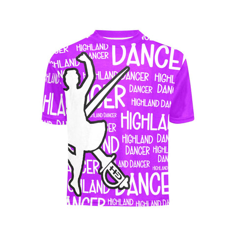 Highland Dancer Youth Crew Neck T-Shirt - FREE p&p Worldwide