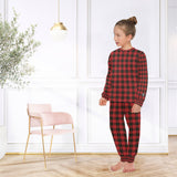 Girls' Tartan Long Pyjama Set - Free P&P Worldwide