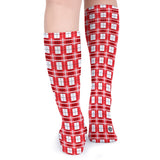 ✨ 'Mull Sky' Tartan Knee Length Kids Socks (1 Pairs)✨
