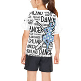 Highland Dancer Youth Crew Neck T-Shirt - FREE p&p Worldwide