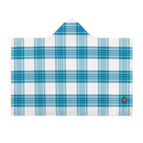 Kids Cosy Tartan Hooded Blanket (40" x 50") - Free p&p Worldwide
