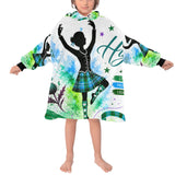 Highland Dancer Blanket Hoodie for Kids - FREE p&p Worldwide